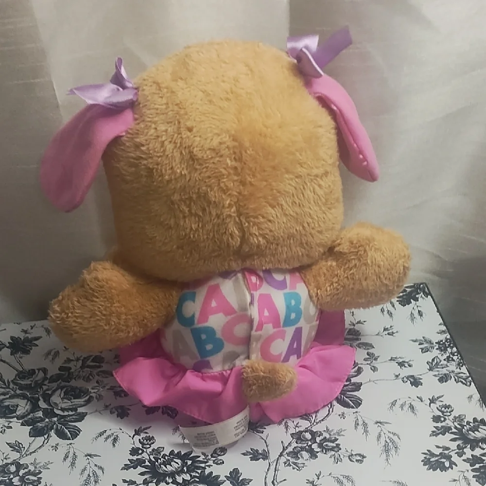 Fisher-Price‎ Learning Plush Puppy Pink and Brown